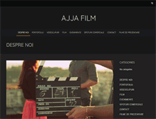 Tablet Screenshot of ajjafilm.com